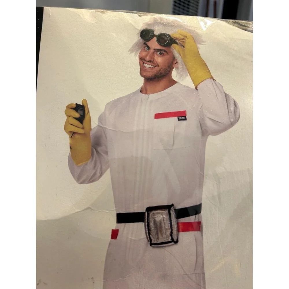 Doc Brown - Back to the Future - Cosplay Costume Spirit Halloween - small/ mediu